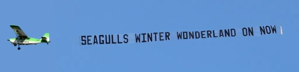 seagulls-banner-behind-aircraft